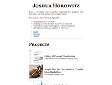 Tablet Screenshot of joshuahhh.com